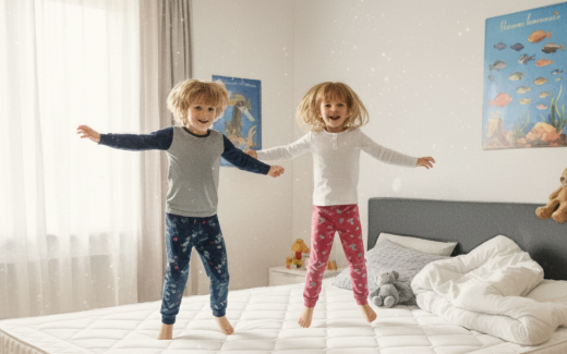 Wenn wir gross sind, wollen wir auch ein Wasserbett