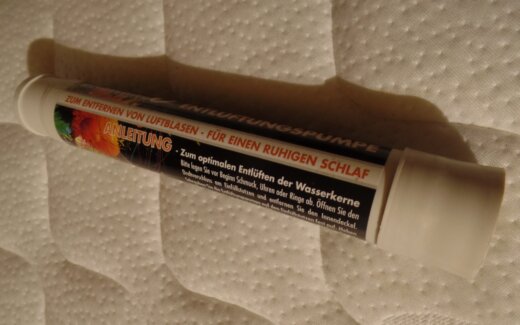 Entlüftungspumpe für Wasserbett