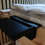 Akkustik Light-Kopfteil weisserSchubladensockel