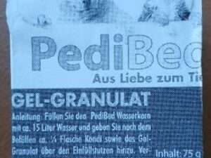 Spezial Gel-Granulat Packung für das Hunde- Katze- Wasserbett
