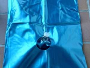 Blaues Vinyl-Kern Element für das Hunde- Katze- Wasserbett