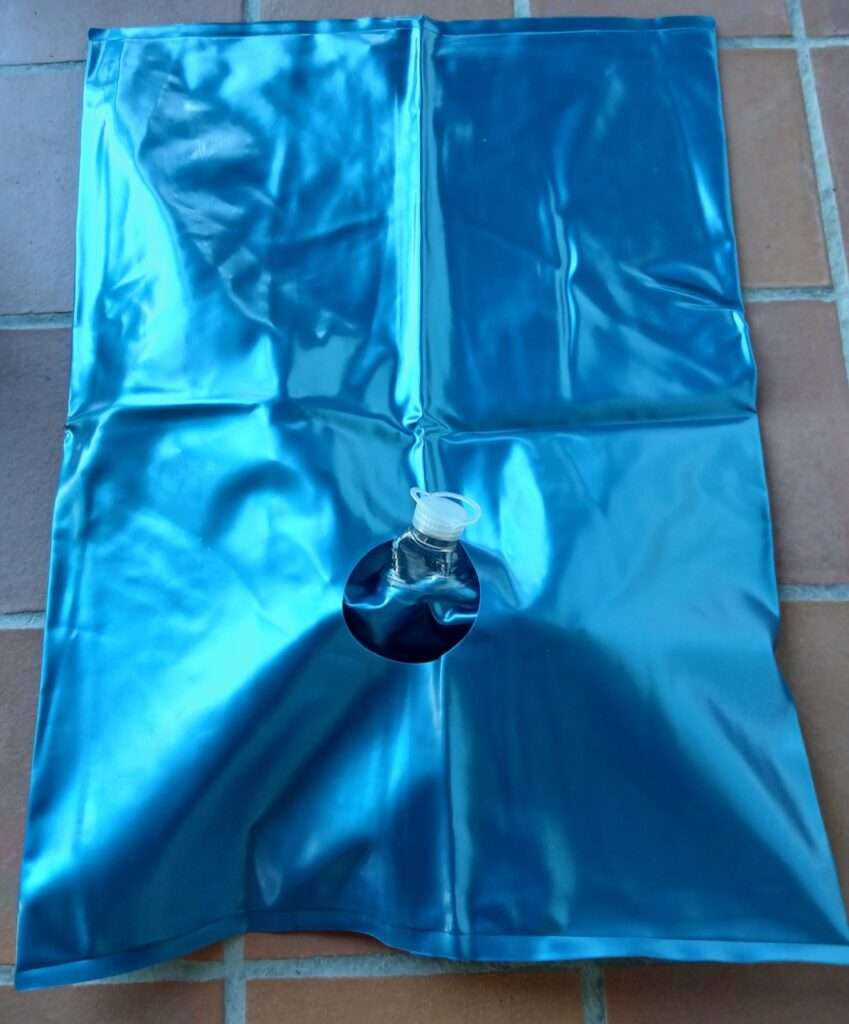 Blaues Vinyl-Kern Element für das Hunde- Katze- Wasserbett