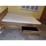 Eiche Schubladen Kopfteil