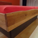 Hardside Wasserbettrahmen in Eiche mit Waldkante Hardside Wasserbettrahmen in Eiche mit Waldkante