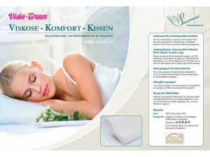 Viskose - Wasserbett - Kissen