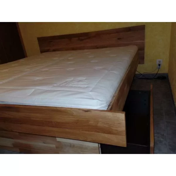 Eiche Schubladen Kopfteil