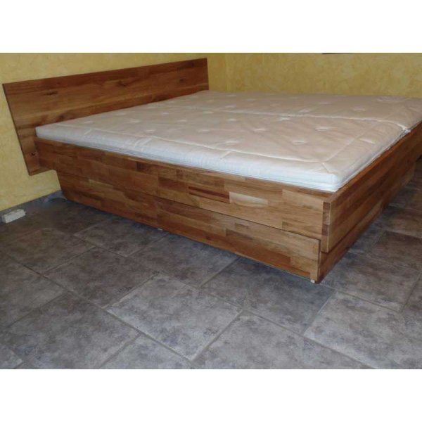 Eiche Schubladen Kopfteil