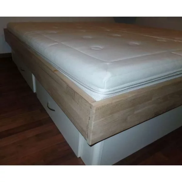 Eiche Schubladen Kopfteil