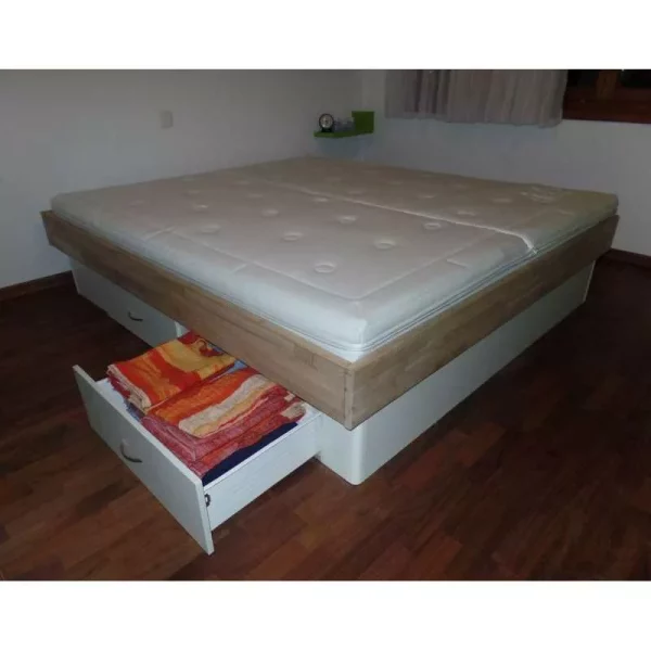 Eiche Schubladen Kopfteil