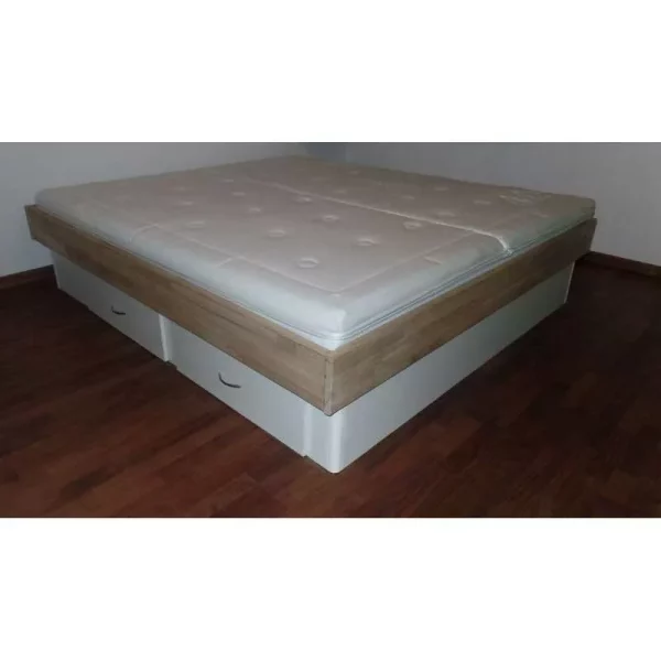 Eiche Schubladen Kopfteil