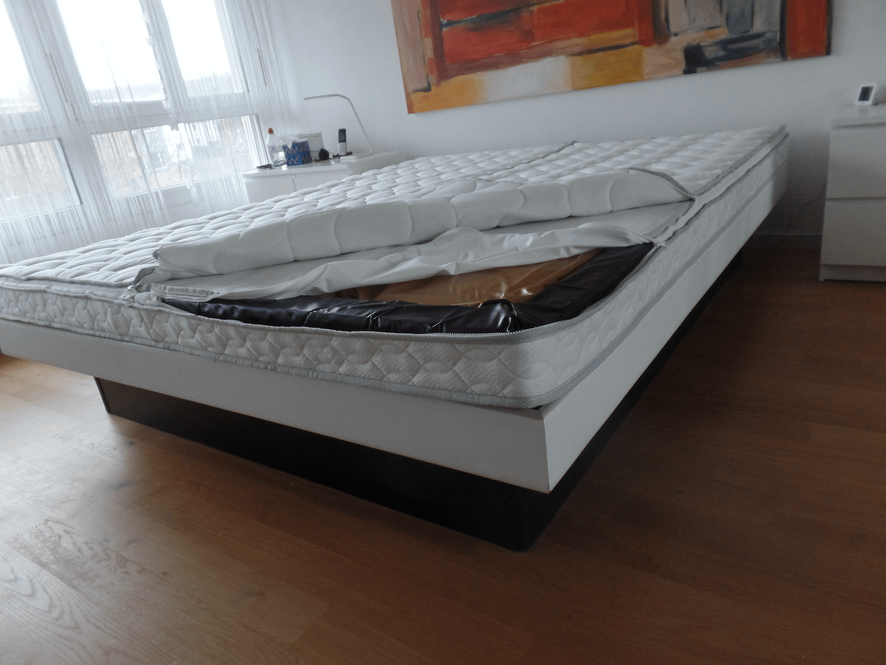 Megaschlaf® Swiss-Symphonie Spli Softside Wasserbett UNO 200 xx 220 - 5