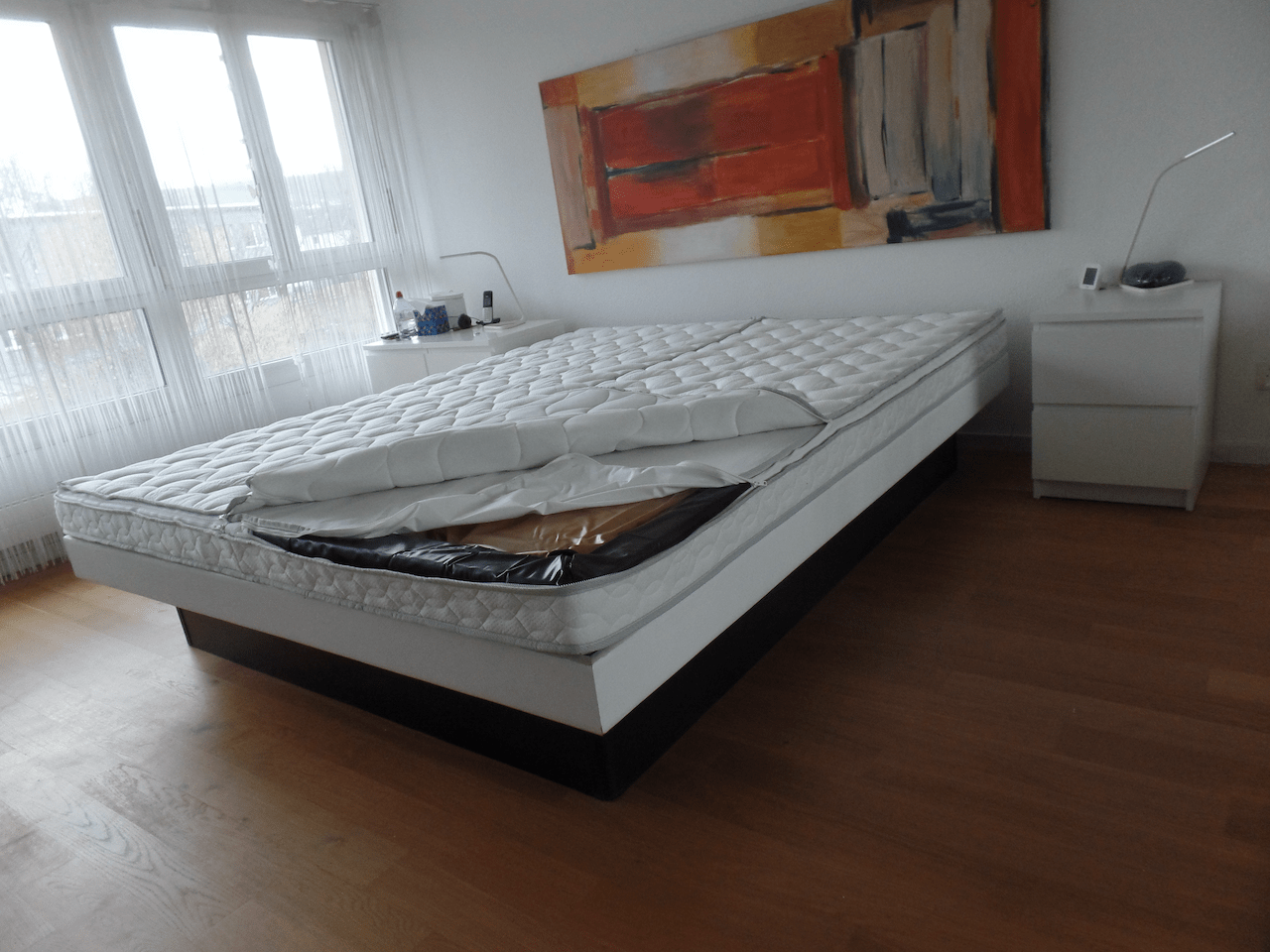 Megaschlaf® Swiss-Symphonie Spli Softside Wasserbett UNO 200 xx 220 - 6